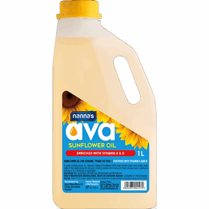 AVA SUNFLOWER OIL 1 LTR x12pc JerryCan