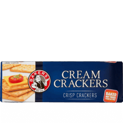 BAKERS CREAM CRACKERS 200GMX12