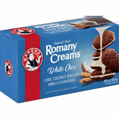 BAKERS ROMANY CREAM WHITE CHOC 200g