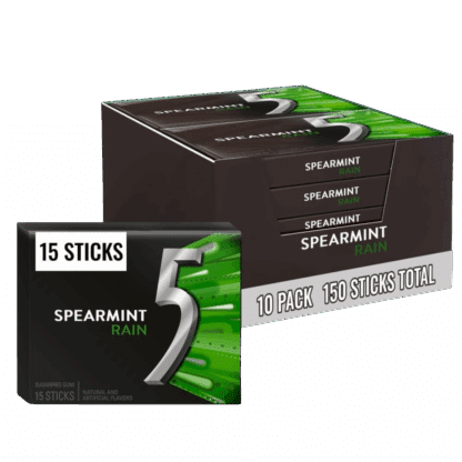 5 Gum x 10 sticks Spearmint Rain