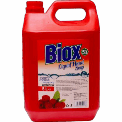 BIOX HANDWASH 5LTR x 4 Raspberry
