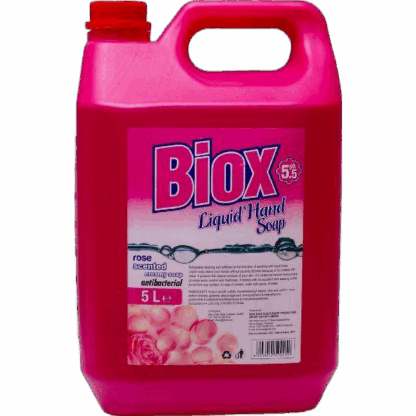 BIOX HANDWASH 5LTR x 4 Rose