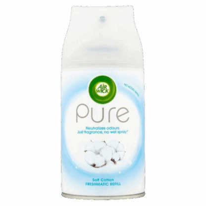 Airwick Freshmatic Refill 250ml x 4 Puresoft Cotton