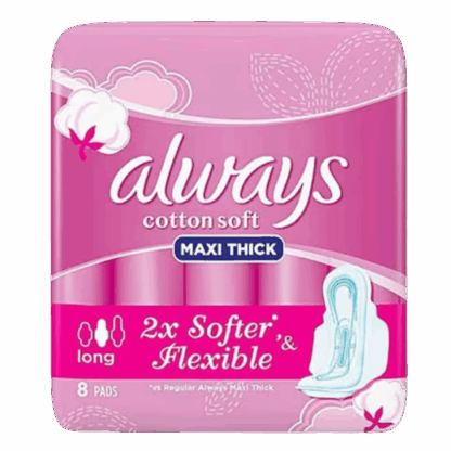 ALWAYS MAXI DUO LONG 8x14 Pink Box