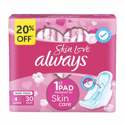 ALWAYS SKIN LOVE ROXANNE 30padsx6pkts