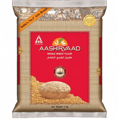 AASHIRVAAD WHOLE WHEAT 5 KG FLOUR