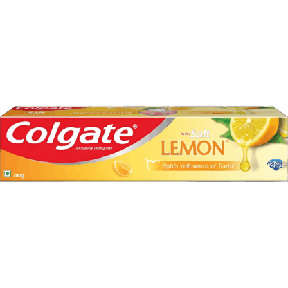 Active salt lemon white toothpaste 200gms