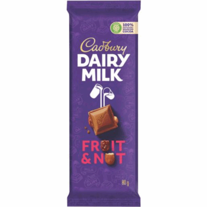 CADBURRY DAILY MILK FRUIT N NUT 80GM