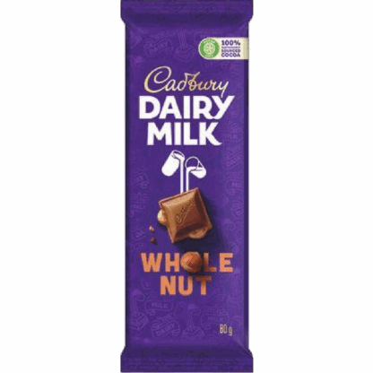 CADBURRY DAILY MILK WHOLENUT 80g