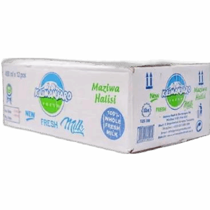 kilimanajro UHT Fresh Milk carton (450 ML X 12 )