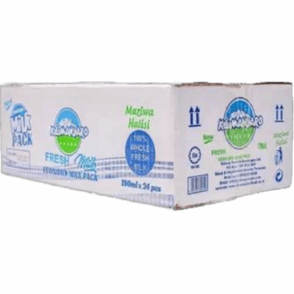 kilimanajro UHT Fresh Milk carton (190 ML x 24 packs )