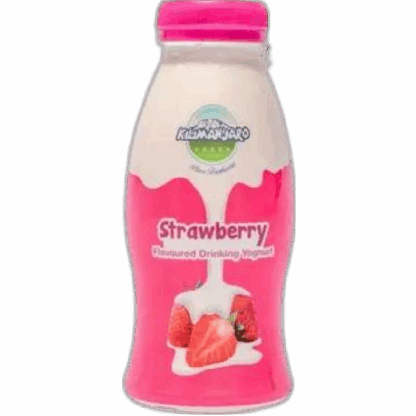 kilimanajro STRAWBERRY DRINKING YOGURT (350 ML CUP )