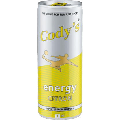 Cody's Energy Drink Citron 250ml 1X24 Pcs