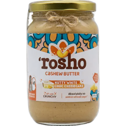 Rosho Cashew Butter 370g - Nutty White Choc Cheesecake
